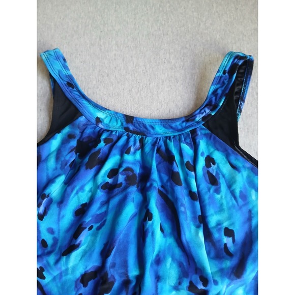 Miraclesuit Swimsuit 16 Tankini Top Ursula Bra Slimming Resort Beach Stretch New - Picture 4 of 10